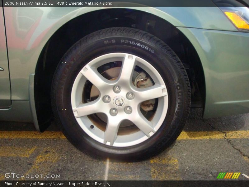 Mystic Emerald Metallic / Blond 2006 Nissan Altima 2.5 SL