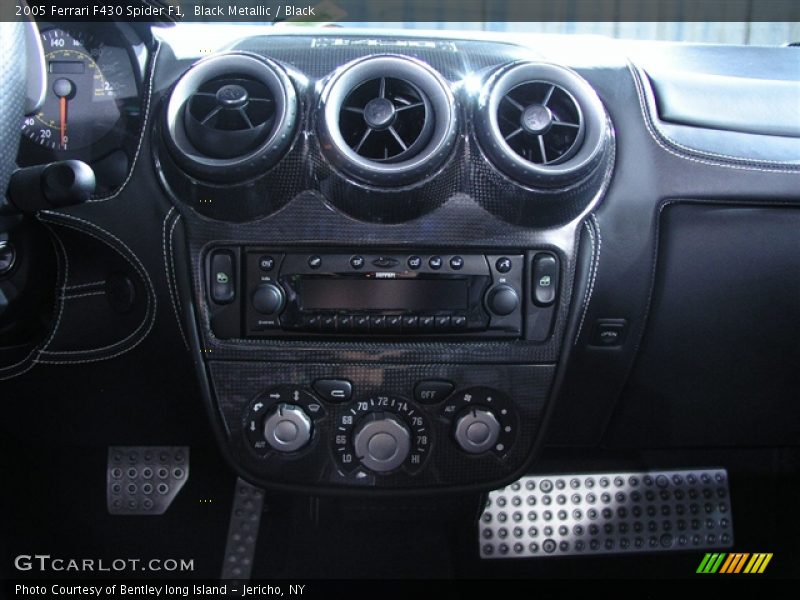 Black Metallic / Black 2005 Ferrari F430 Spider F1