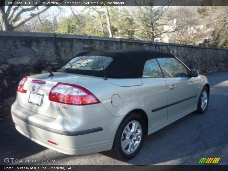 Parchment Silver Metallic / Parchment 2006 Saab 9-3 2.0T Convertible
