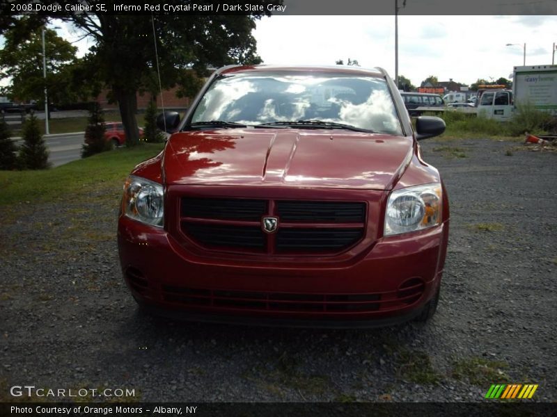 Inferno Red Crystal Pearl / Dark Slate Gray 2008 Dodge Caliber SE