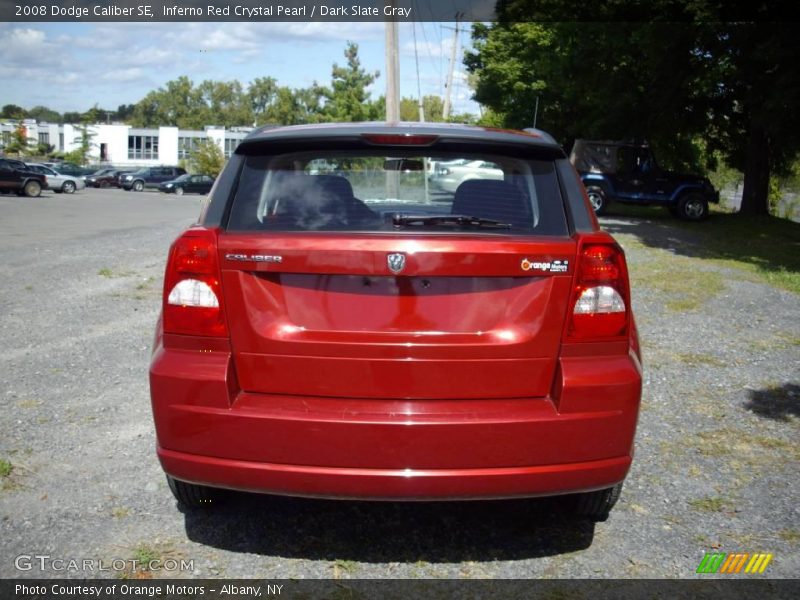 Inferno Red Crystal Pearl / Dark Slate Gray 2008 Dodge Caliber SE