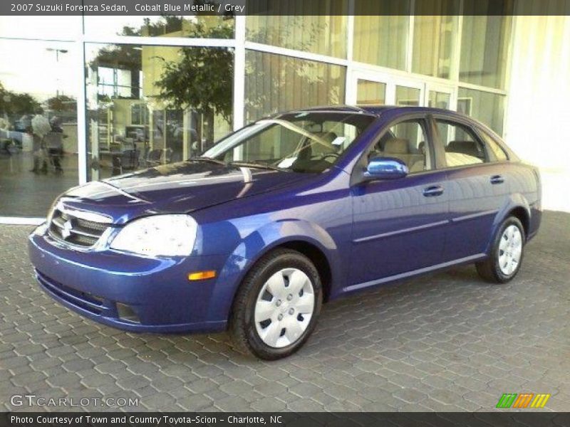 Cobalt Blue Metallic / Grey 2007 Suzuki Forenza Sedan