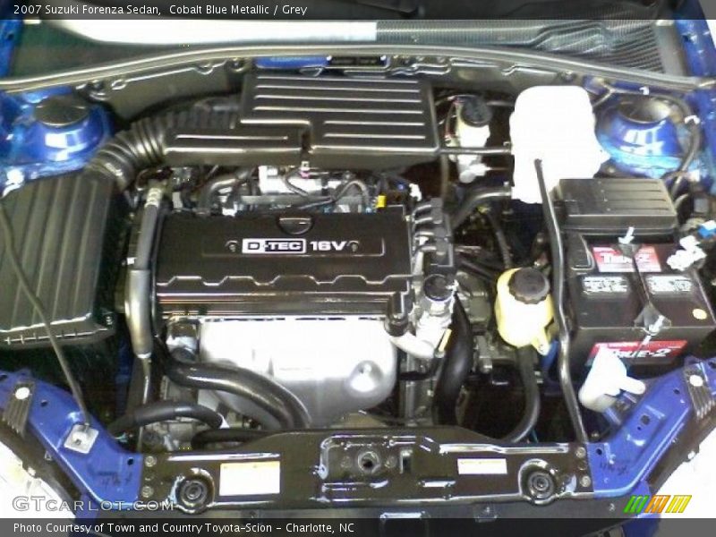 Cobalt Blue Metallic / Grey 2007 Suzuki Forenza Sedan