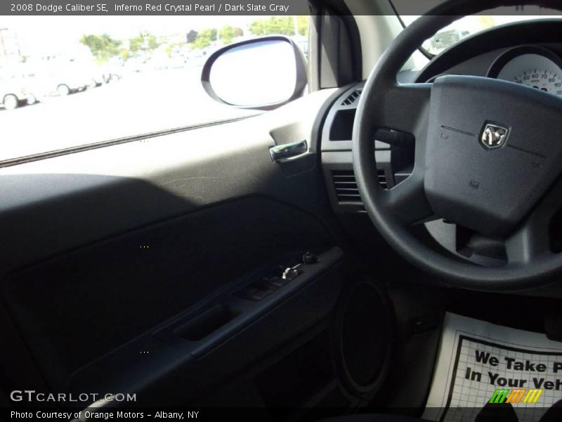 Inferno Red Crystal Pearl / Dark Slate Gray 2008 Dodge Caliber SE