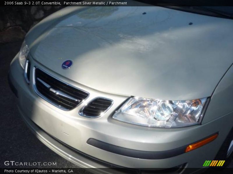 Parchment Silver Metallic / Parchment 2006 Saab 9-3 2.0T Convertible