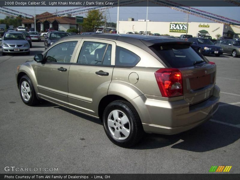 Light Khaki Metallic / Dark Slate Gray 2008 Dodge Caliber SE