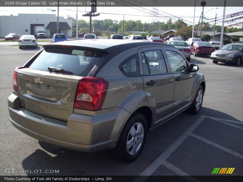 Light Khaki Metallic / Dark Slate Gray 2008 Dodge Caliber SE