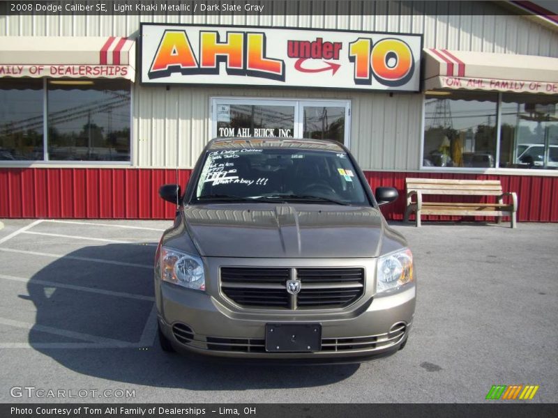 Light Khaki Metallic / Dark Slate Gray 2008 Dodge Caliber SE