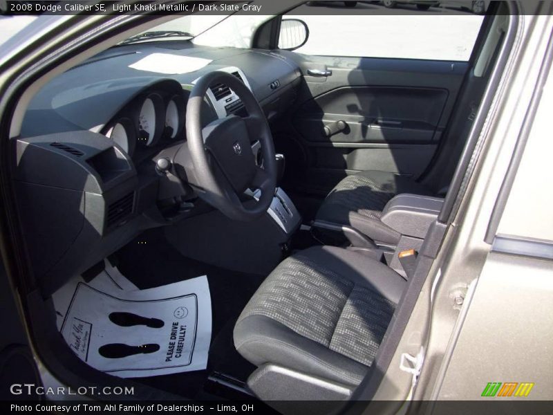Light Khaki Metallic / Dark Slate Gray 2008 Dodge Caliber SE