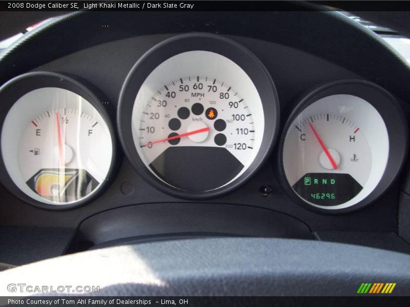 Light Khaki Metallic / Dark Slate Gray 2008 Dodge Caliber SE