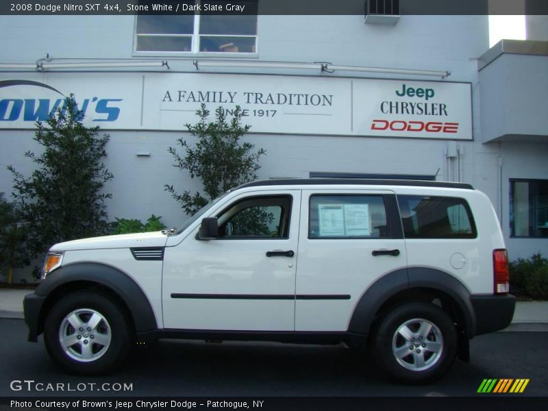 Stone White / Dark Slate Gray 2008 Dodge Nitro SXT 4x4