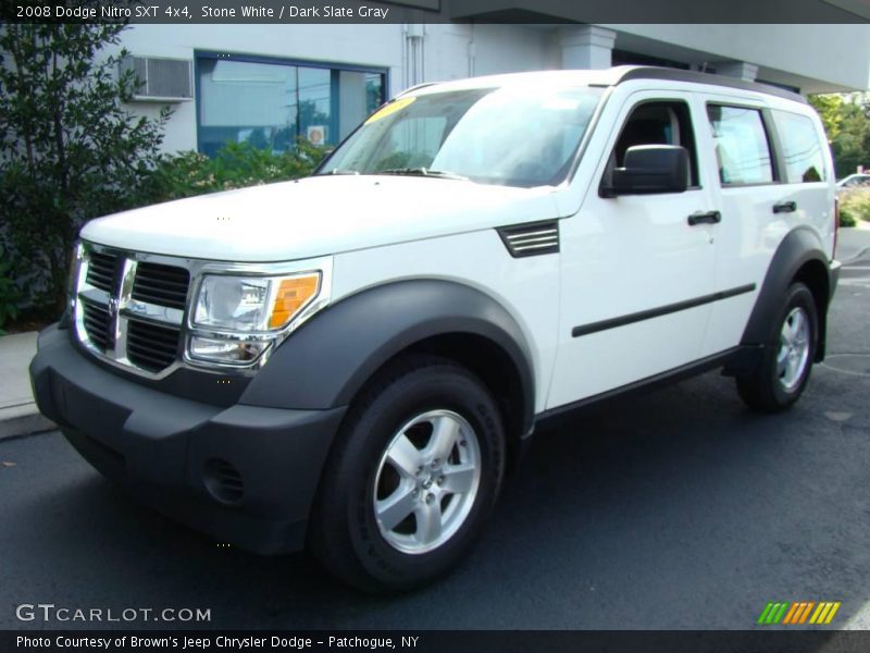 Stone White / Dark Slate Gray 2008 Dodge Nitro SXT 4x4