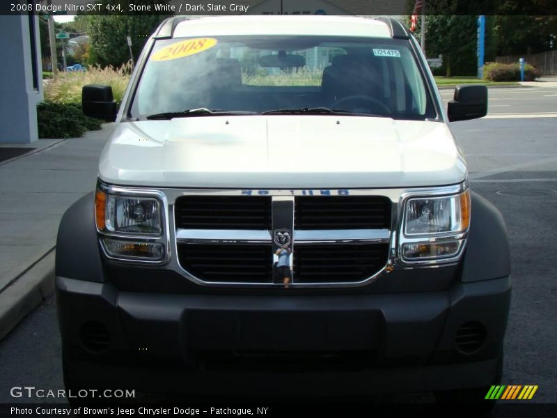 Stone White / Dark Slate Gray 2008 Dodge Nitro SXT 4x4