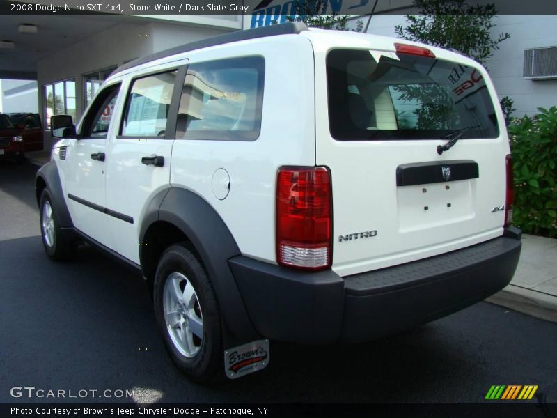 Stone White / Dark Slate Gray 2008 Dodge Nitro SXT 4x4