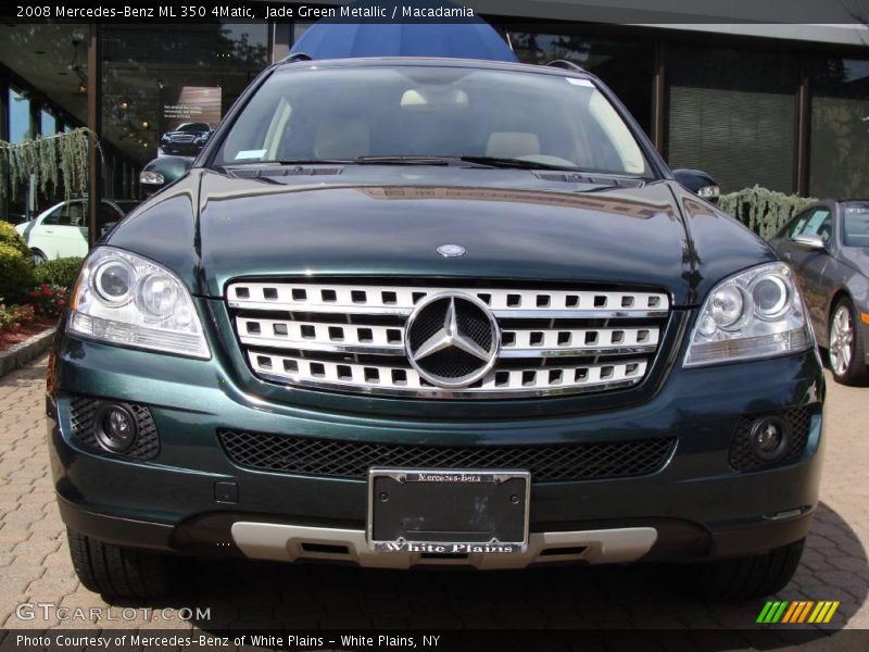 Jade Green Metallic / Macadamia 2008 Mercedes-Benz ML 350 4Matic