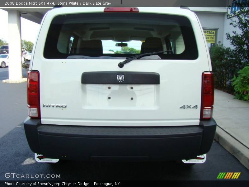Stone White / Dark Slate Gray 2008 Dodge Nitro SXT 4x4