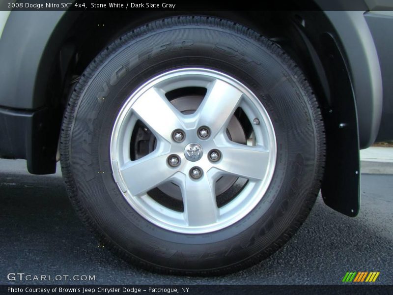 Stone White / Dark Slate Gray 2008 Dodge Nitro SXT 4x4