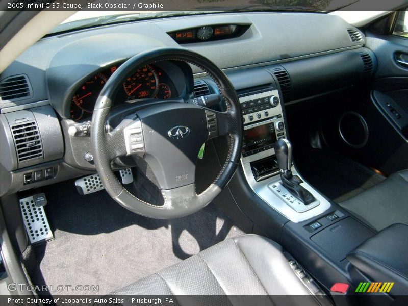 Black Obsidian / Graphite 2005 Infiniti G 35 Coupe