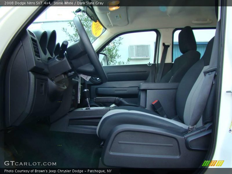 Stone White / Dark Slate Gray 2008 Dodge Nitro SXT 4x4