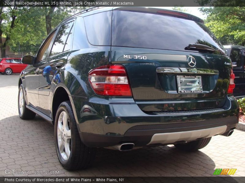 Jade Green Metallic / Macadamia 2008 Mercedes-Benz ML 350 4Matic