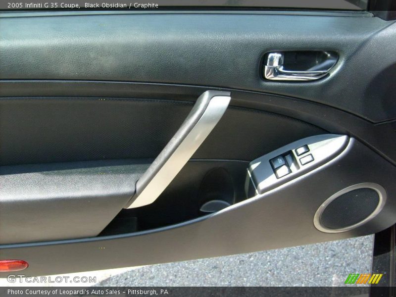 Black Obsidian / Graphite 2005 Infiniti G 35 Coupe