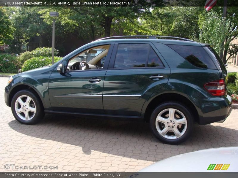 Jade Green Metallic / Macadamia 2008 Mercedes-Benz ML 350 4Matic