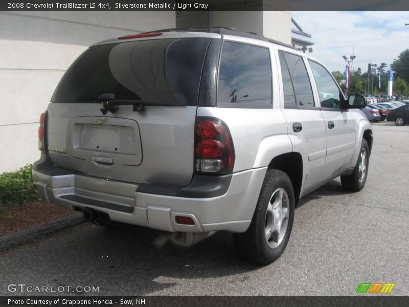 Silverstone Metallic / Light Gray 2008 Chevrolet TrailBlazer LS 4x4