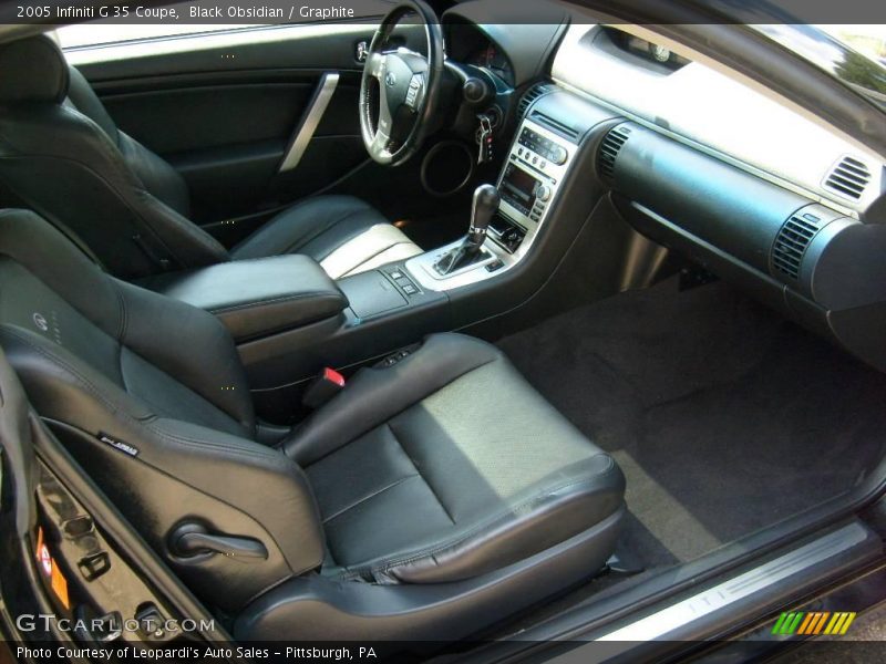 Black Obsidian / Graphite 2005 Infiniti G 35 Coupe