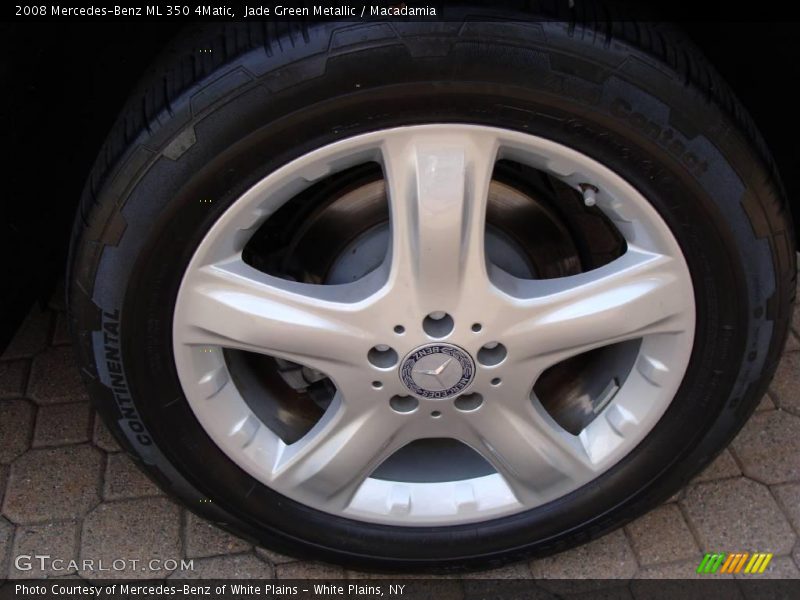 Jade Green Metallic / Macadamia 2008 Mercedes-Benz ML 350 4Matic