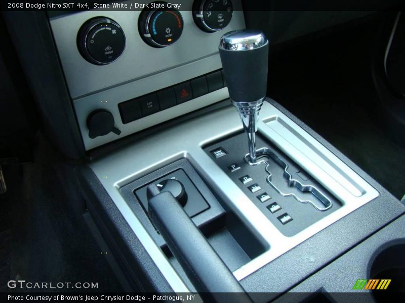 Stone White / Dark Slate Gray 2008 Dodge Nitro SXT 4x4