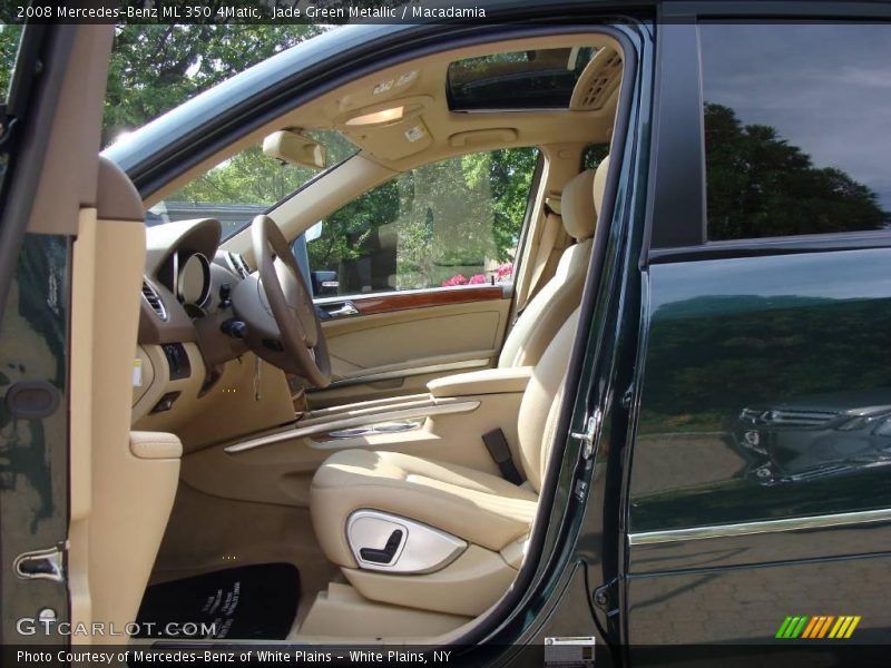 Jade Green Metallic / Macadamia 2008 Mercedes-Benz ML 350 4Matic