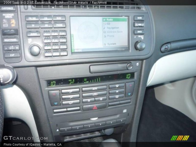 Parchment Silver Metallic / Parchment 2006 Saab 9-3 2.0T Convertible