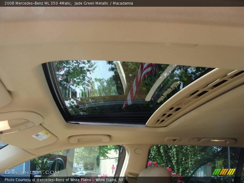 Jade Green Metallic / Macadamia 2008 Mercedes-Benz ML 350 4Matic