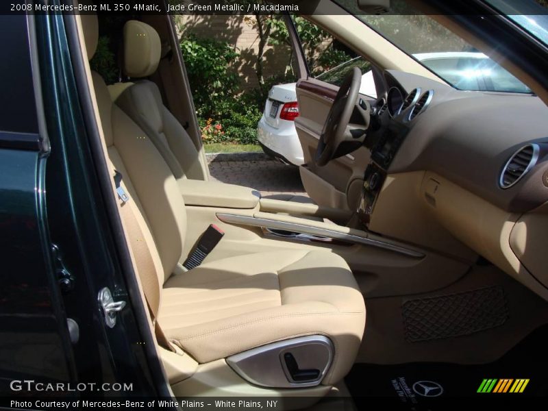 Jade Green Metallic / Macadamia 2008 Mercedes-Benz ML 350 4Matic