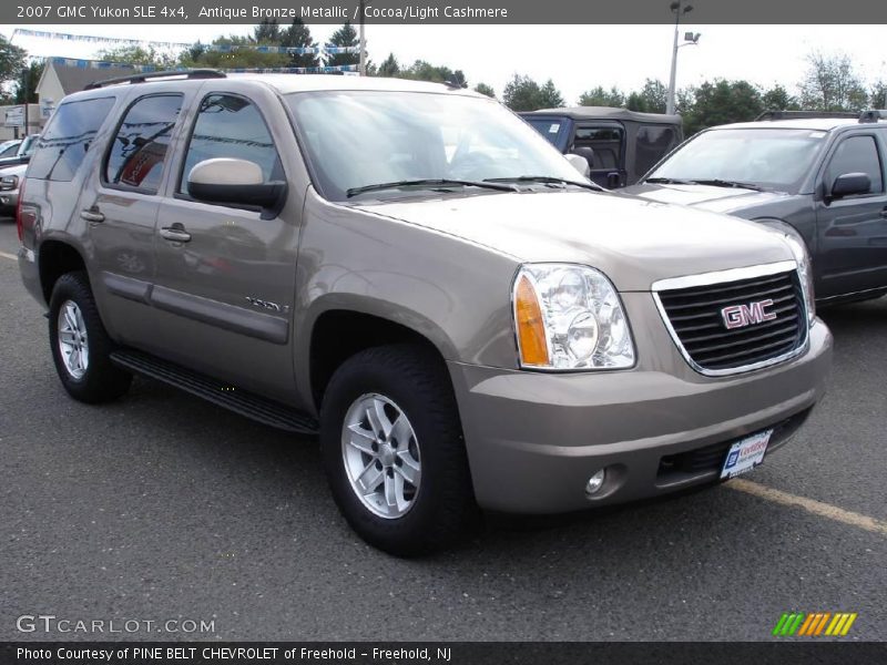 Antique Bronze Metallic / Cocoa/Light Cashmere 2007 GMC Yukon SLE 4x4