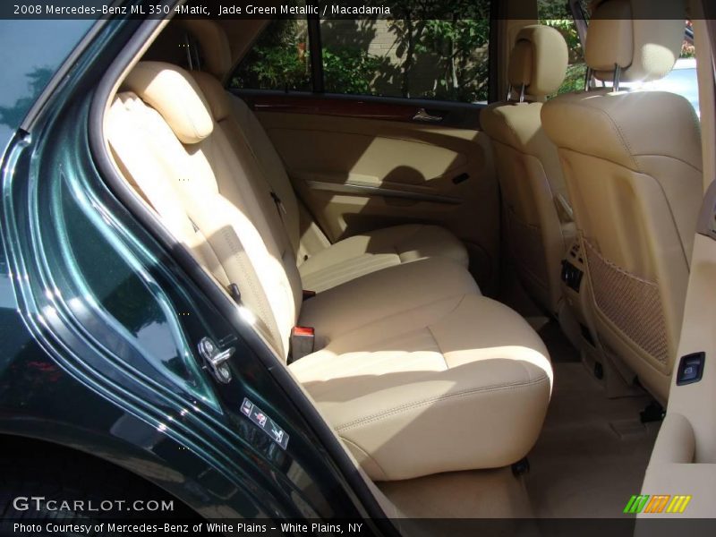 Jade Green Metallic / Macadamia 2008 Mercedes-Benz ML 350 4Matic