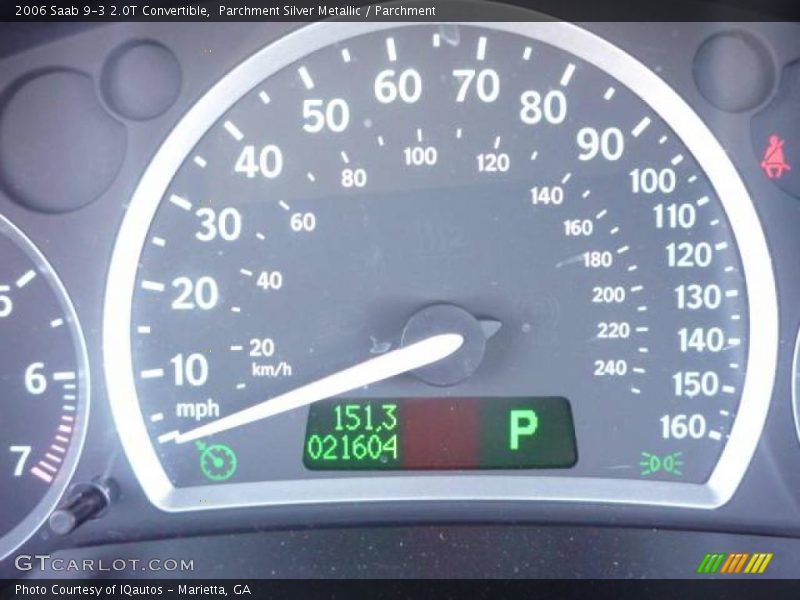 Parchment Silver Metallic / Parchment 2006 Saab 9-3 2.0T Convertible