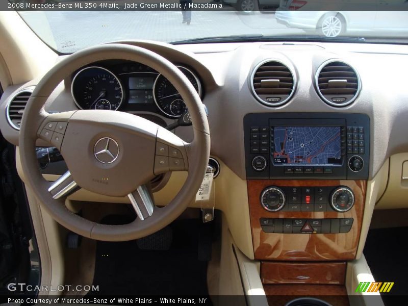 Jade Green Metallic / Macadamia 2008 Mercedes-Benz ML 350 4Matic
