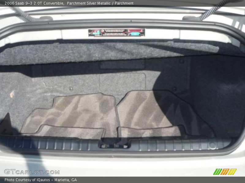 Parchment Silver Metallic / Parchment 2006 Saab 9-3 2.0T Convertible