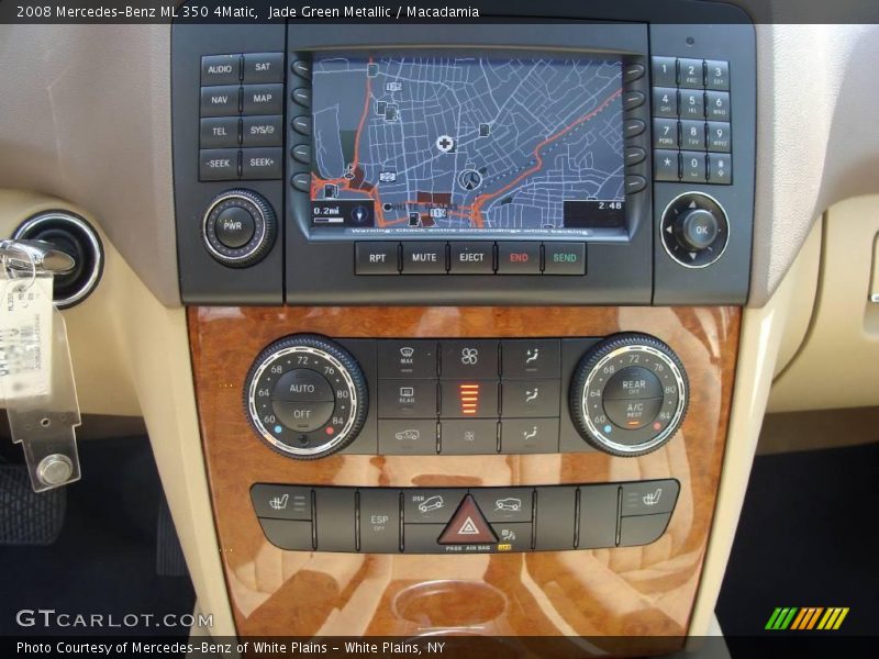 Jade Green Metallic / Macadamia 2008 Mercedes-Benz ML 350 4Matic