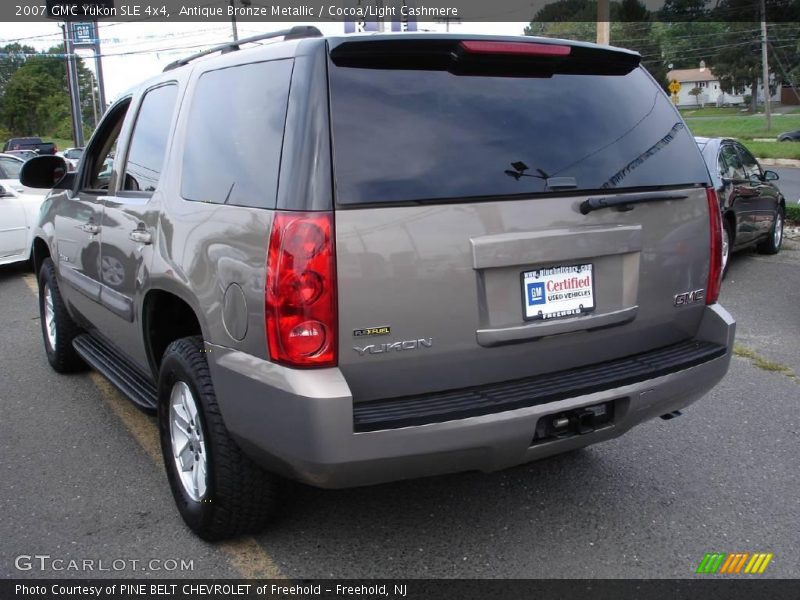 Antique Bronze Metallic / Cocoa/Light Cashmere 2007 GMC Yukon SLE 4x4