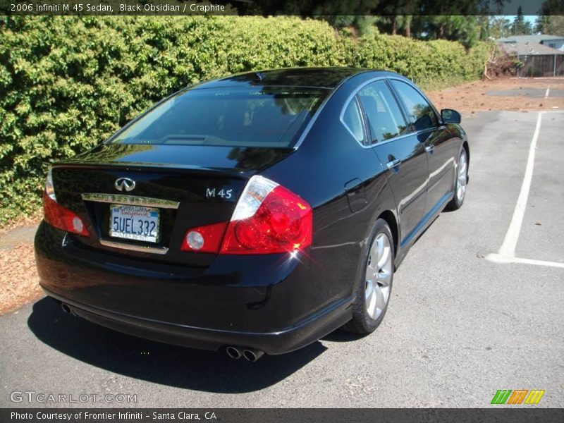 Black Obsidian / Graphite 2006 Infiniti M 45 Sedan