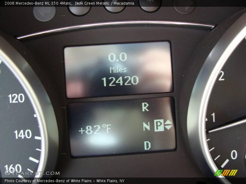 Jade Green Metallic / Macadamia 2008 Mercedes-Benz ML 350 4Matic