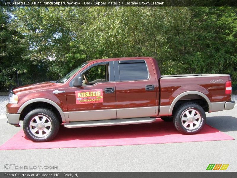 Dark Copper Metallic / Castano Brown Leather 2006 Ford F150 King Ranch SuperCrew 4x4