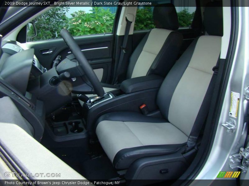 Bright Silver Metallic / Dark Slate Gray/Light Graystone 2009 Dodge Journey SXT