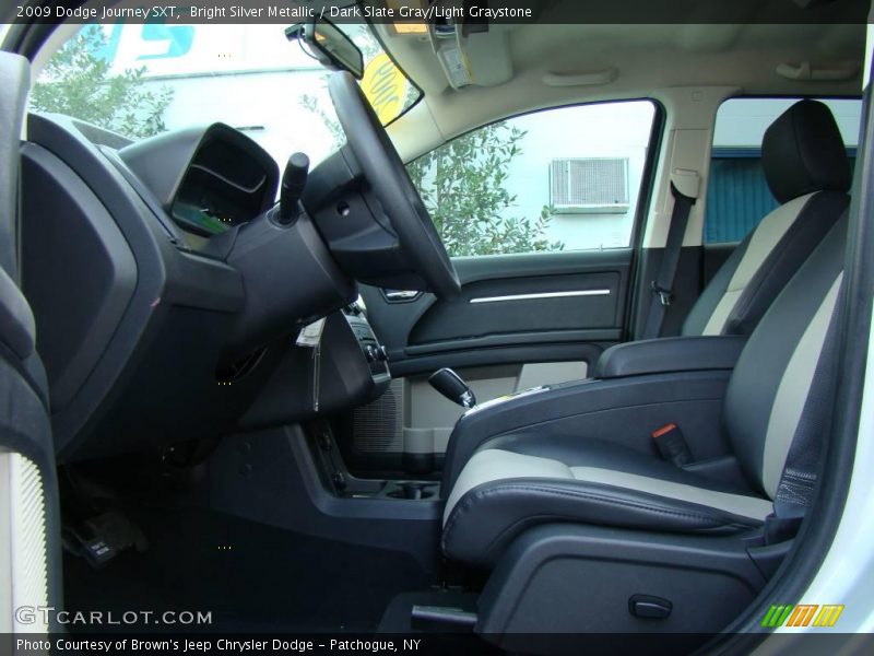 Bright Silver Metallic / Dark Slate Gray/Light Graystone 2009 Dodge Journey SXT