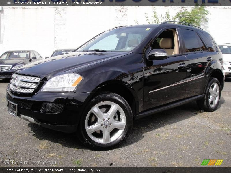 Black / Macadamia 2008 Mercedes-Benz ML 350 4Matic