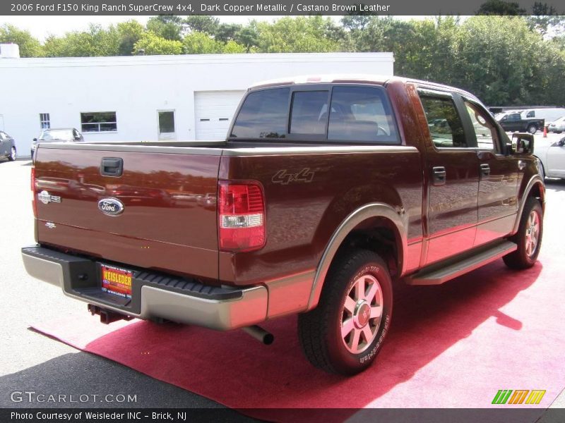 Dark Copper Metallic / Castano Brown Leather 2006 Ford F150 King Ranch SuperCrew 4x4