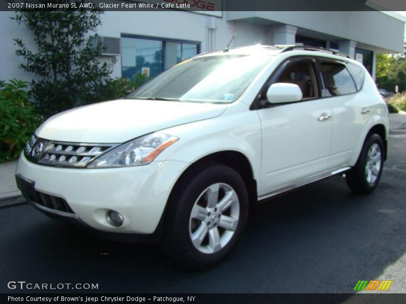 Glacier Pearl White / Cafe Latte 2007 Nissan Murano SL AWD