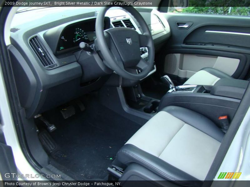 Bright Silver Metallic / Dark Slate Gray/Light Graystone 2009 Dodge Journey SXT